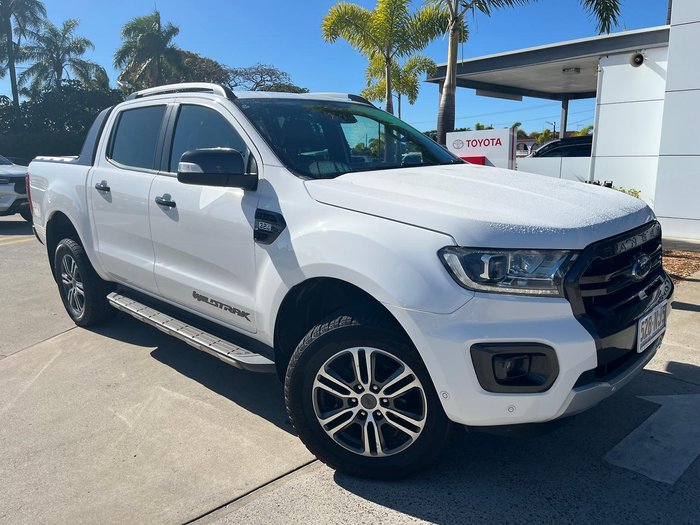 2022 Ford Ranger Wildtrak PX MkIII MY21.75 4X4 Dual Range Arctic White