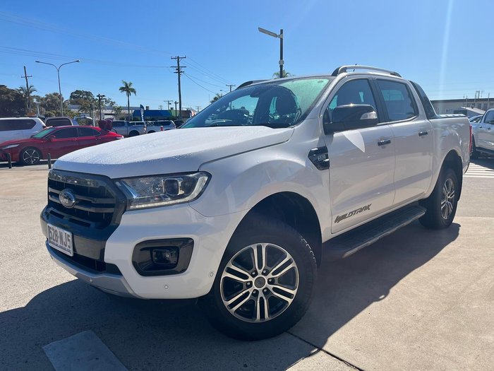 2022 Ford Ranger Wildtrak PX MkIII MY21.75 4X4 Dual Range Arctic White