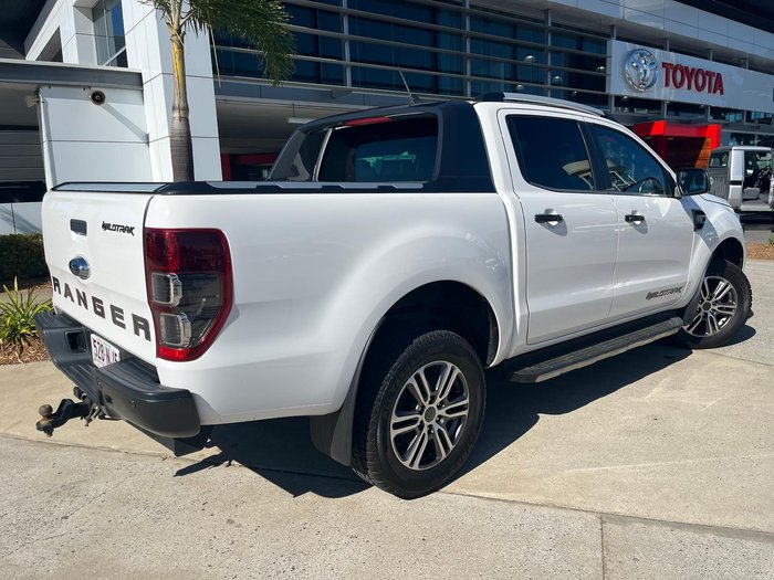 2022 Ford Ranger Wildtrak PX MkIII MY21.75 4X4 Dual Range Arctic White