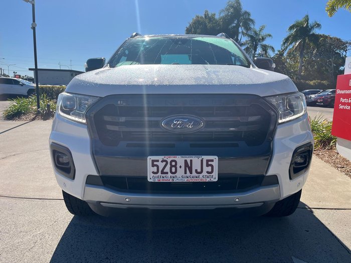 2022 Ford Ranger Wildtrak PX MkIII MY21.75 4X4 Dual Range Arctic White