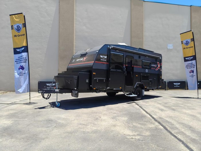 2025 JB Caravans Gator X 17'10 Front Door