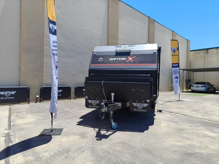 2025 JB Caravans Gator X 17'10 Front Door