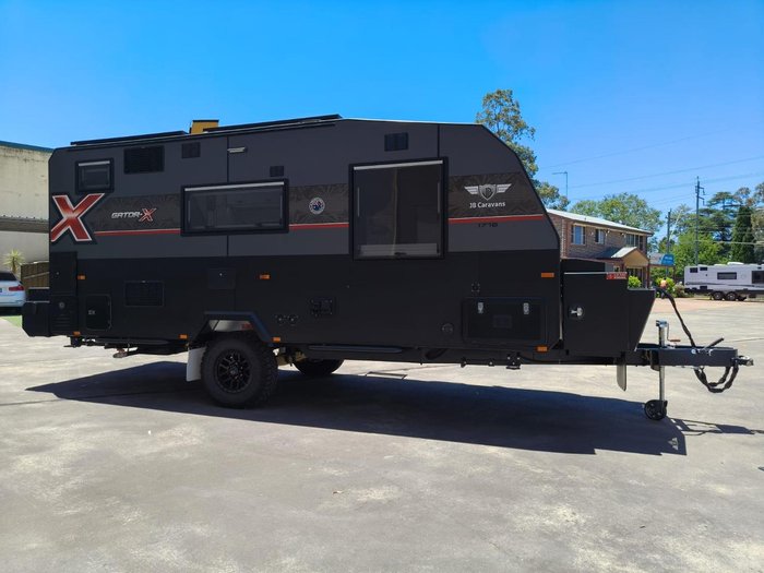 2025 JB Caravans Gator X 17'10 Front Door