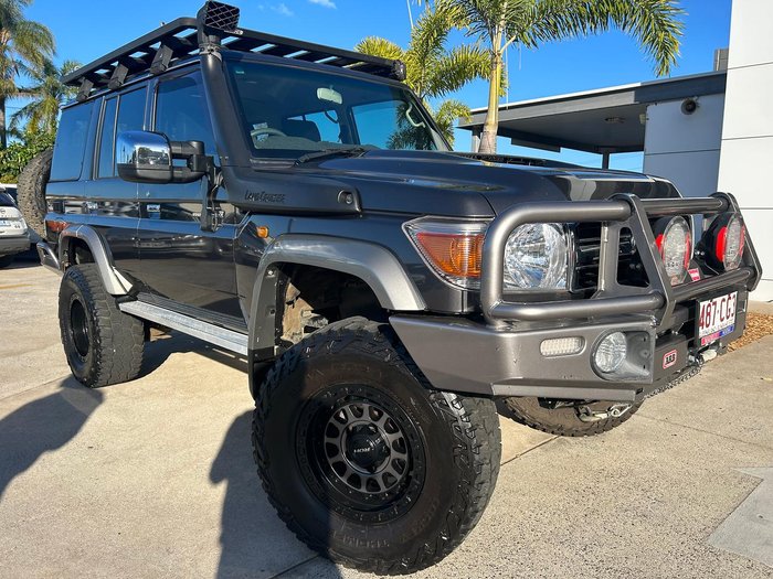 2020 Toyota Landcruiser GXL VDJ76R 4X4 Dual Range Graphite