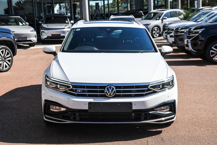 2021 Volkswagen Passat 206TSI R-Line B8 MY21 Four Wheel Drive Pure White