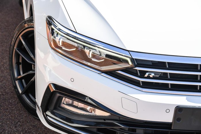 2021 Volkswagen Passat 206TSI R-Line B8 MY21 Four Wheel Drive Pure White