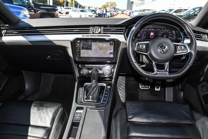 2017 Volkswagen Passat 206TSI R-Line B8 MY18 Four Wheel Drive Deep Black