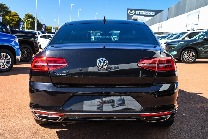 2017 Volkswagen Passat 206TSI R-Line B8 MY18 Four Wheel Drive Deep Black