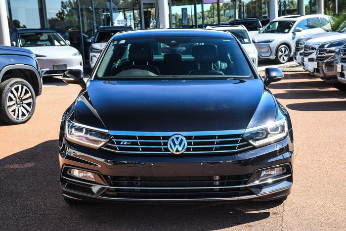 2017 Volkswagen Passat 206TSI R-Line B8 MY18 Four Wheel Drive Deep Black