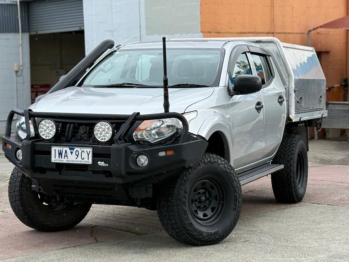 2016 Mitsubishi Triton GLX+ MQ MY16 4X4 Dual Range Sterling Silver