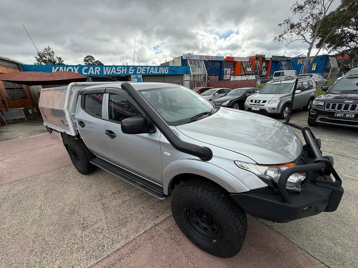 2016 Mitsubishi Triton GLX+ MQ MY16 4X4 Dual Range Sterling Silver
