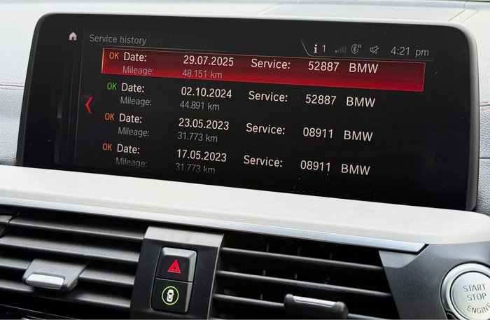 2019 BMW X4 M40i G02 4X4 Constant Alpine White
