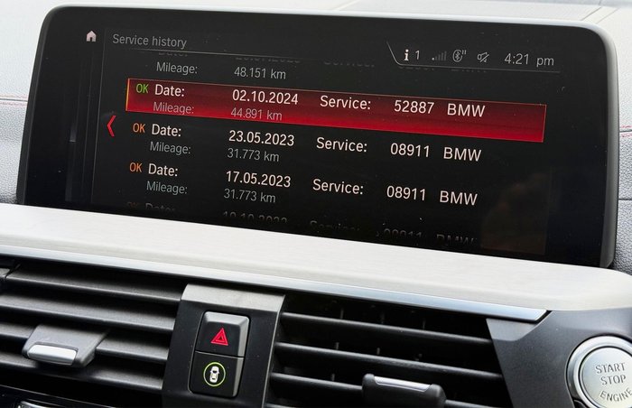 2019 BMW X4 M40i G02 4X4 Constant Alpine White