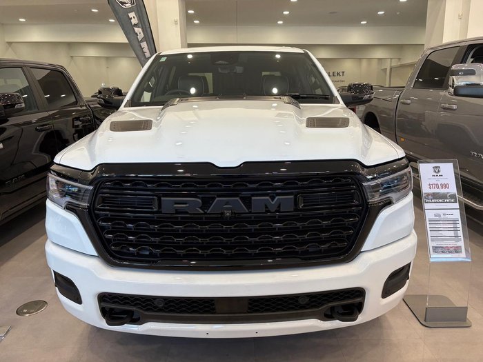 2025 RAM 1500 Limited Hurricane HO RamBox DT MY25 4X4 Dual Range Bright White