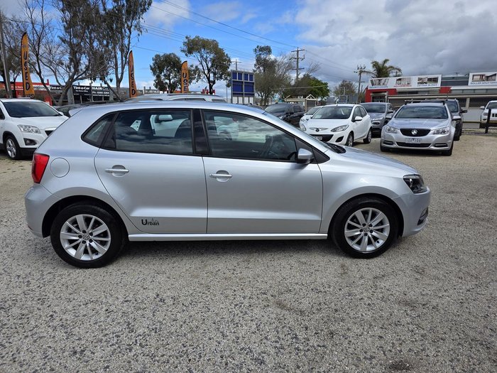 2017 Volkswagen Polo 66TSI Urban 6R MY17.5 Reflex Silver