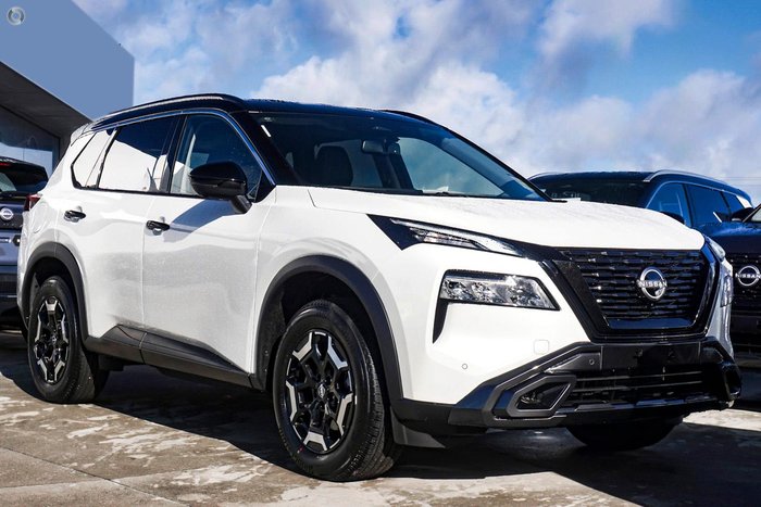 2025 Nissan X-TRAIL N-TREK T33 MY25 4X4 On Demand Ivory Pearl / Black Roof