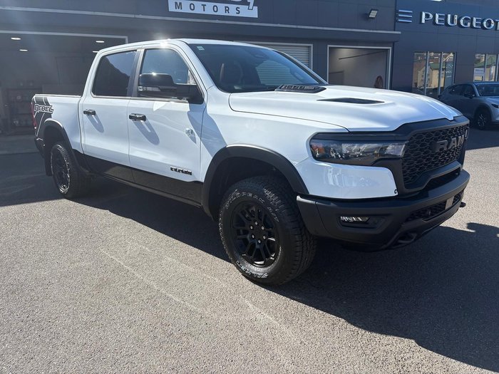 2025 RAM 1500 Rebel Hurricane SO DT MY25 4X4 Dual Range Bright White
