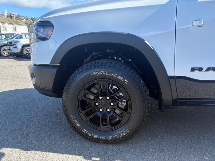 2025 RAM 1500 Rebel Hurricane SO DT MY25 4X4 Dual Range Bright White