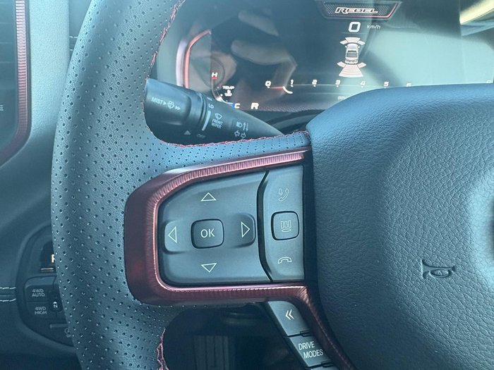 2025 RAM 1500 Rebel Hurricane SO DT MY25 4X4 Dual Range Bright White