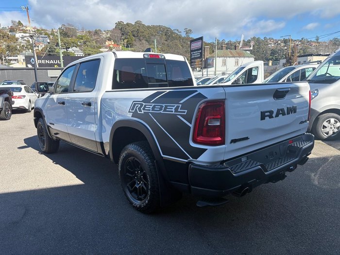 2025 RAM 1500 Rebel Hurricane SO DT MY25 4X4 Dual Range Bright White