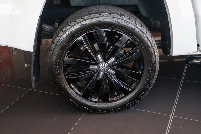2019 Volkswagen Amarok TDI580 Highline Black 2H MY20 4X4 Constant Candy White