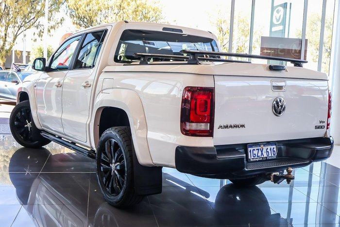 2019 Volkswagen Amarok TDI580 Highline Black 2H MY20 4X4 Constant Candy White