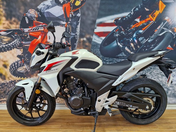 2014 Honda CB500F WHITE
