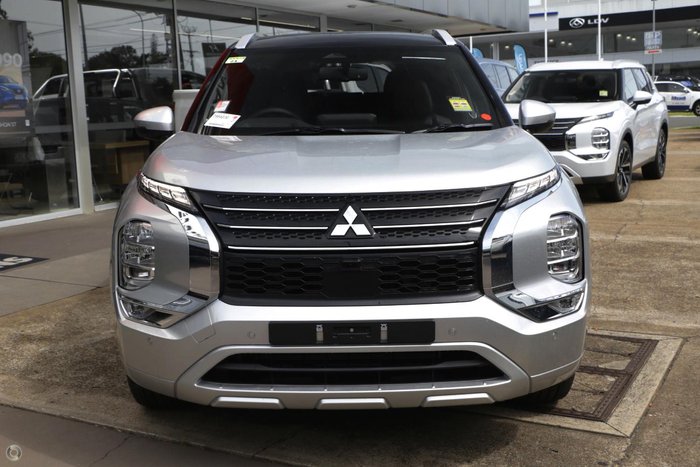 2025 Mitsubishi Outlander PHEV Exceed Tourer ZM MY24 AWD Sterling Silver with Black Mica Roof