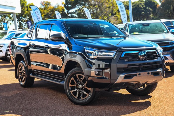 2022 Toyota Hilux Rogue GUN126R 4X4 Dual Range Eclipse Black