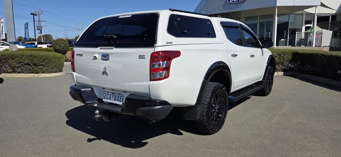 2017 Mitsubishi Triton GLS MQ MY17 4X4 Dual Range White