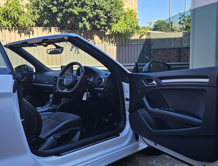 2014 Audi A3 Ambition 8V MY15 Four Wheel Drive Glacier White