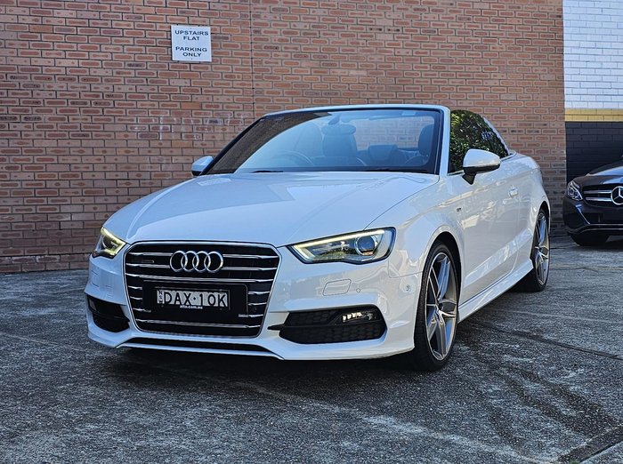2014 Audi A3 Ambition 8V MY15 Four Wheel Drive Glacier White