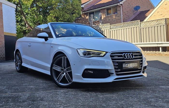 2014 Audi A3 Ambition 8V MY15 Four Wheel Drive Glacier White