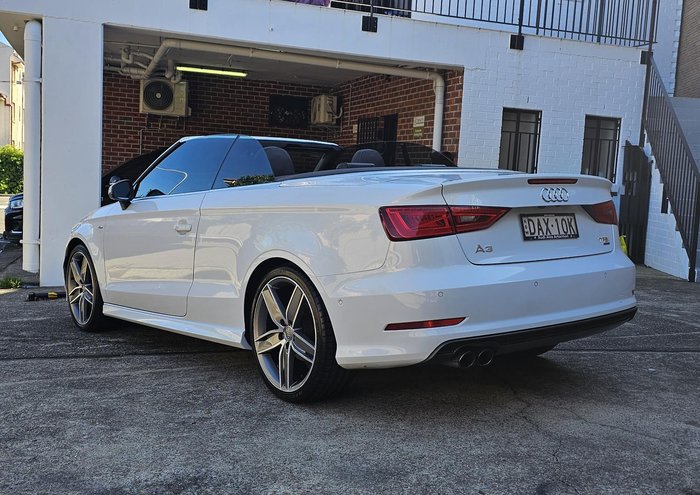 2014 Audi A3 Ambition 8V MY15 Four Wheel Drive Glacier White