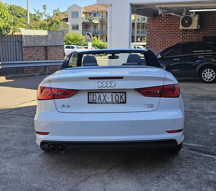 2014 Audi A3 Ambition 8V MY15 Four Wheel Drive Glacier White