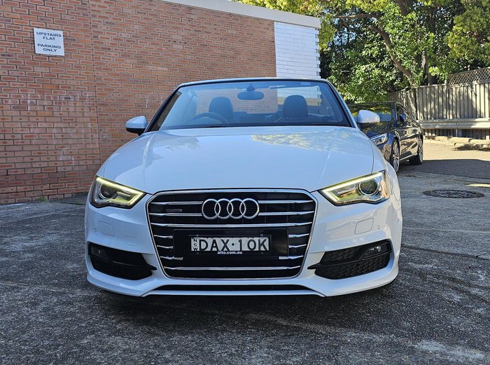 2014 Audi A3 Ambition 8V MY15 Four Wheel Drive Glacier White