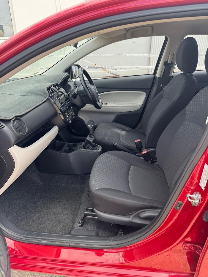 2014 Mitsubishi Mirage ES LA MY15 Red Planet