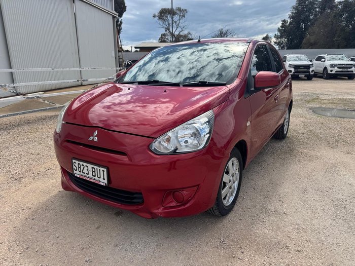 2014 Mitsubishi Mirage ES LA MY15 Red Planet