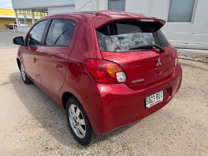 2014 Mitsubishi Mirage ES LA MY15 Red Planet