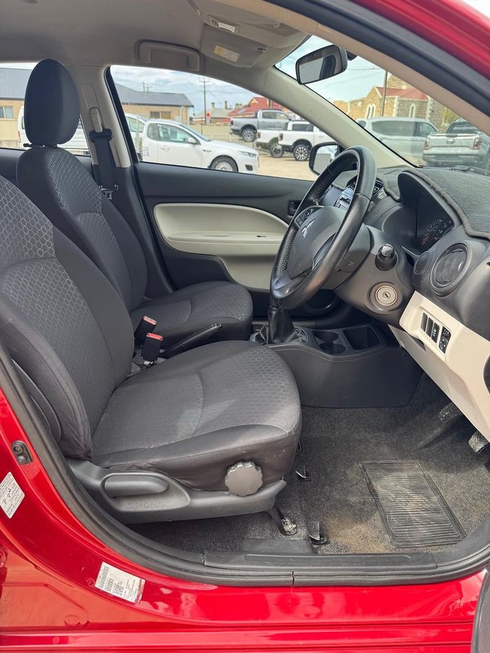 2014 Mitsubishi Mirage ES LA MY15 Red Planet