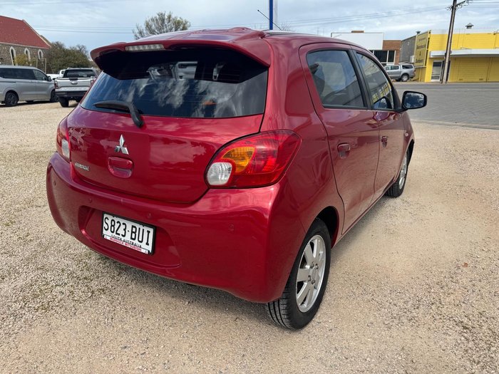 2014 Mitsubishi Mirage ES LA MY15 Red Planet