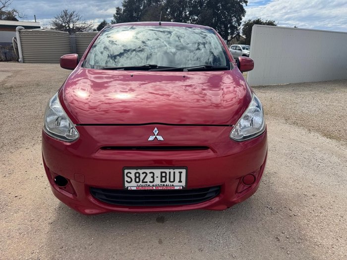 2014 Mitsubishi Mirage ES LA MY15 Red Planet
