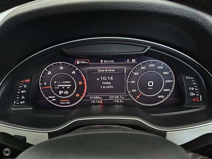 2017 Audi Q7 TDI 4M MY17 Four Wheel Drive Florett Silver