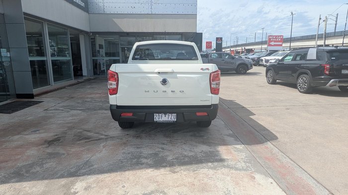 2025 KGM Musso Ultimate Q261 MY26 4X4 Dual Range Grand White
