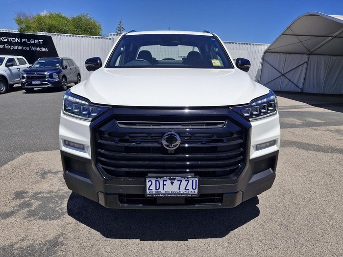 2025 KGM Musso Ultimate Q261 MY26 4X4 Dual Range Grand White