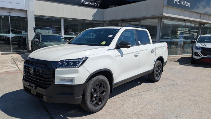 2025 KGM Musso Ultimate Q261 MY26 4X4 Dual Range Grand White