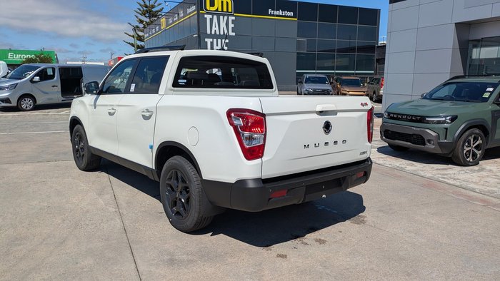 2025 KGM Musso Ultimate Q261 MY26 4X4 Dual Range Grand White