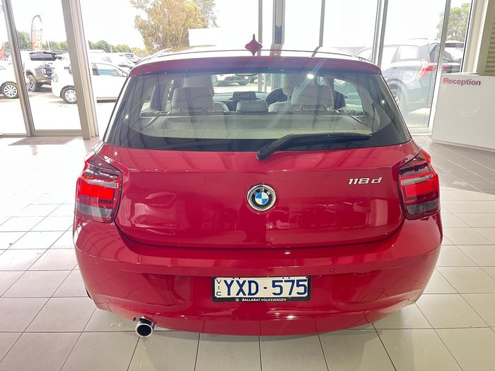 2012 BMW 1 Series 118d F20 Crimson Red