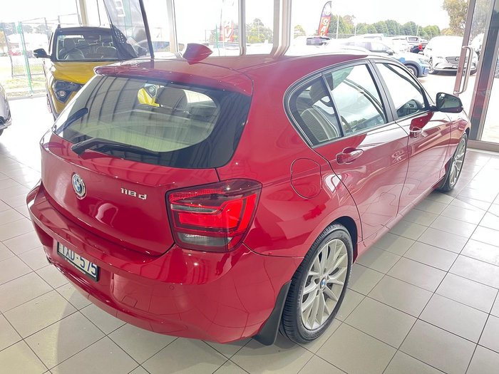 2012 BMW 1 Series 118d F20 Crimson Red