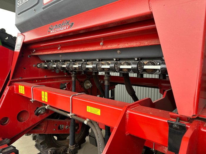 0 Semeato Pd 17 - 3M 6 Row Double Disc Seeder With Front Coulters RED